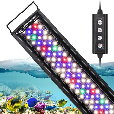 hygger Advanced LED Aquarium Light with Timer, 24/7 Lighting Cycle.